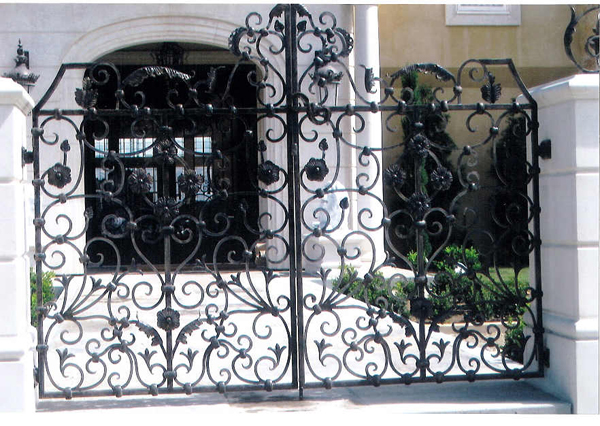 Wrought Iron Entry Gate - Fort Worth, TX